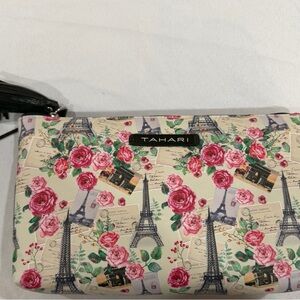 Tahari Parisian Floral Cosmetic Bag